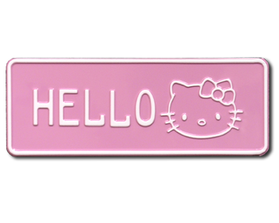 Kinderschild Hello Kitty 300 mm